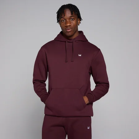 Felpa con cappuccio MP Rest Day da uomo - Deep Berry
