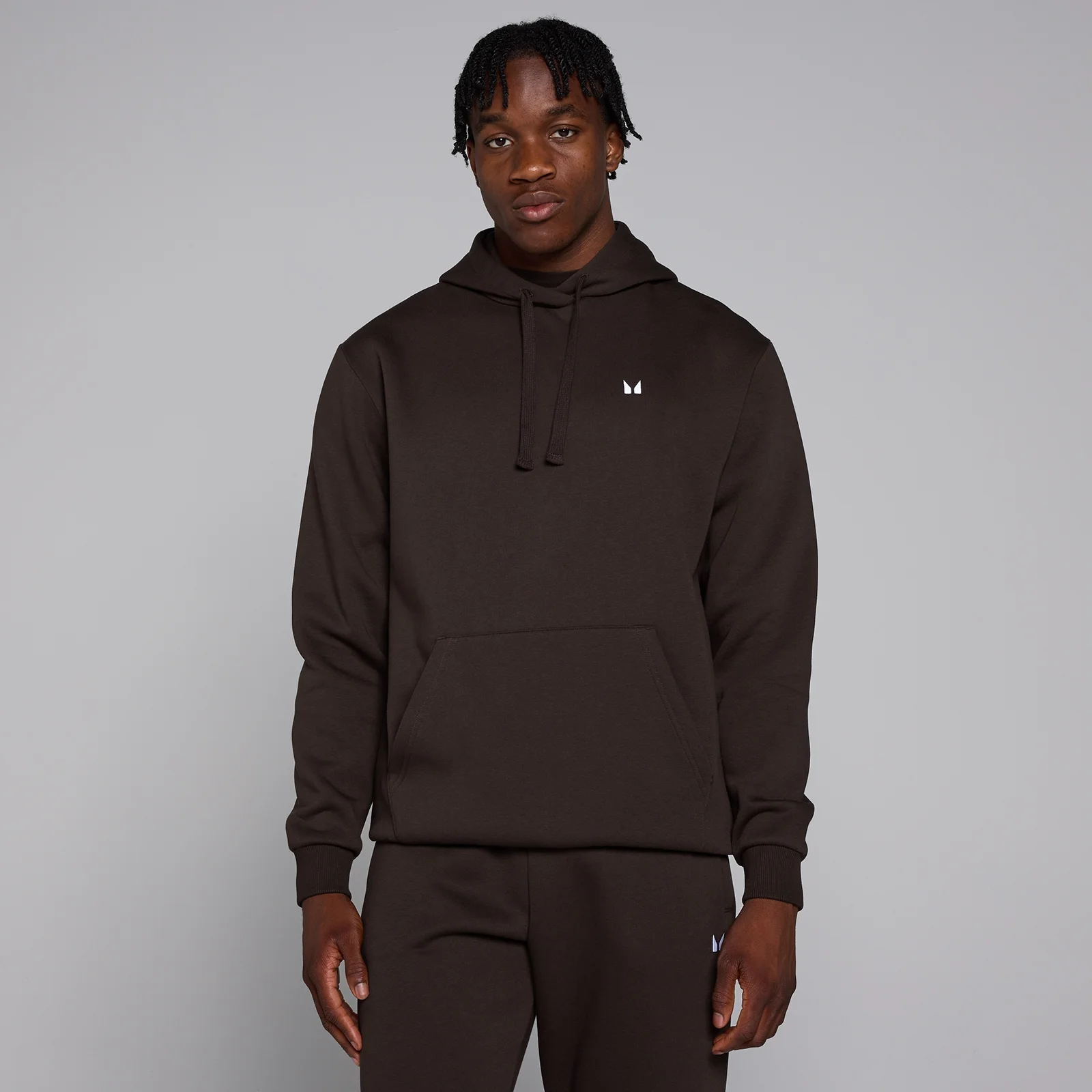 Felpa con cappuccio MP Rest Day da uomo - Caffè - XXL Immagine 1