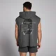 Gilet con cappuccio con stampa Origin MP da uomo - Grigio slavato