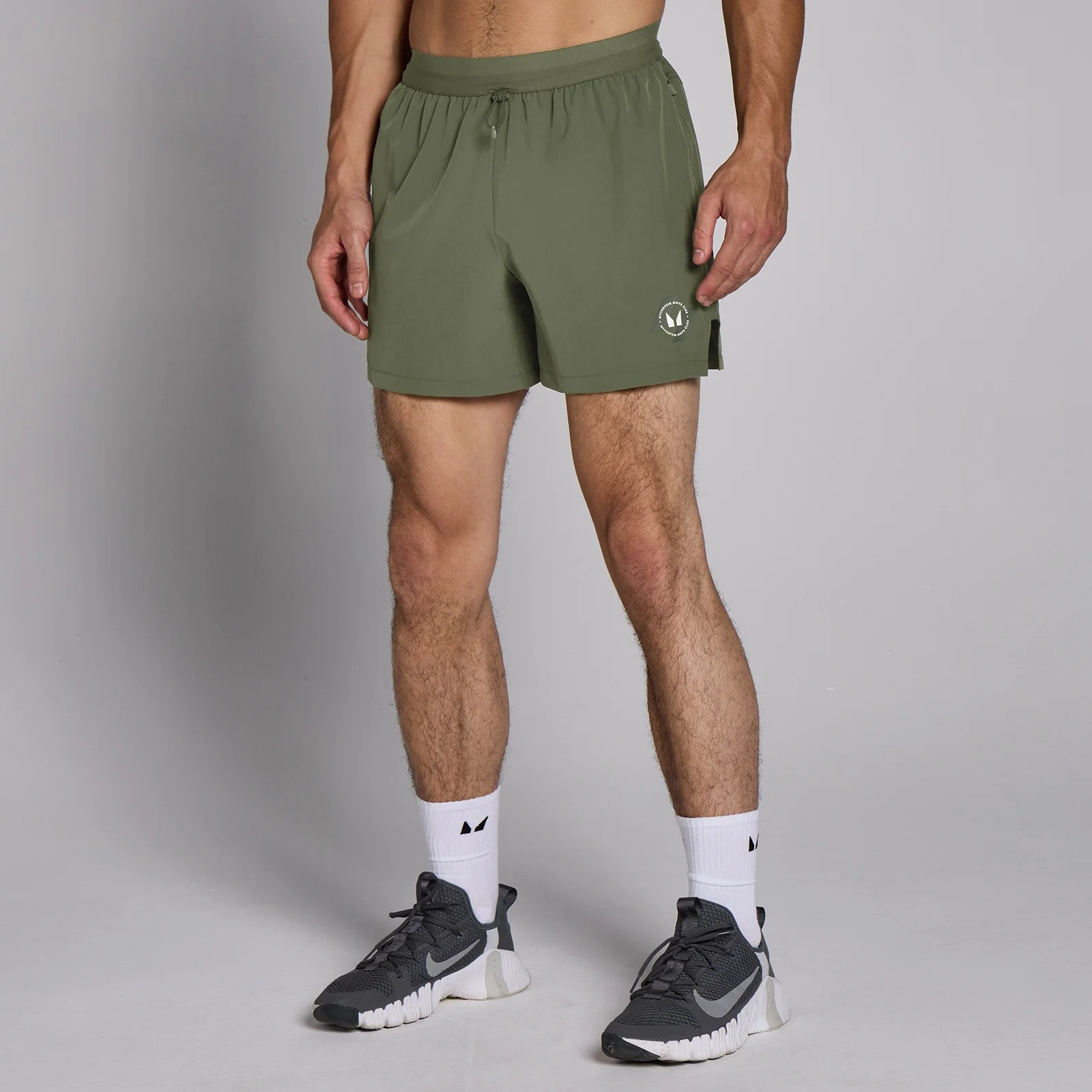 Pantaloncini 360 in tessuto da 13 cm MP Tempo da uomo - Verde oliva scuro - S Immagine 1