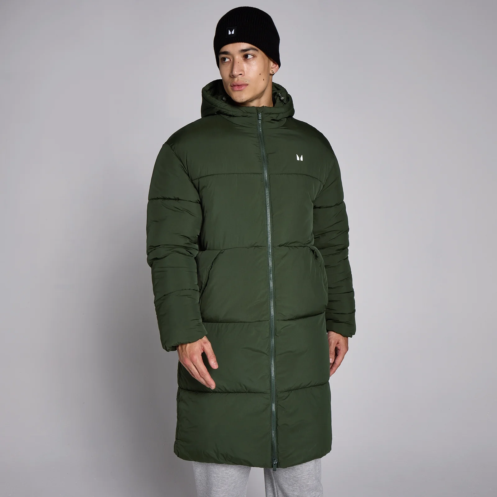 Piumino lungo MP da uomo - Verde foresta - XXL Immagine 1