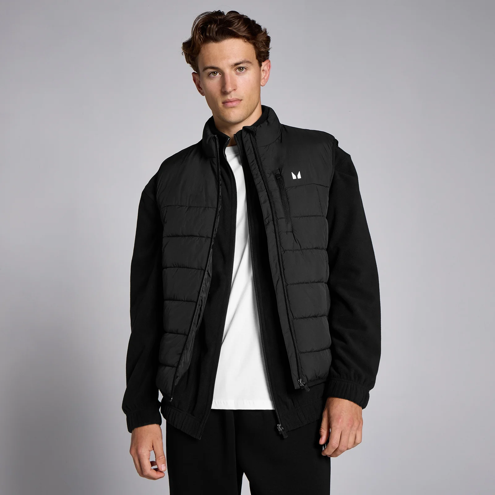 Gilet imbottito in piuma Nasta Nero - Gilet Uomo | IT Gilet imbottito in piuma Nasta Nero - Gilet Uomo | IT