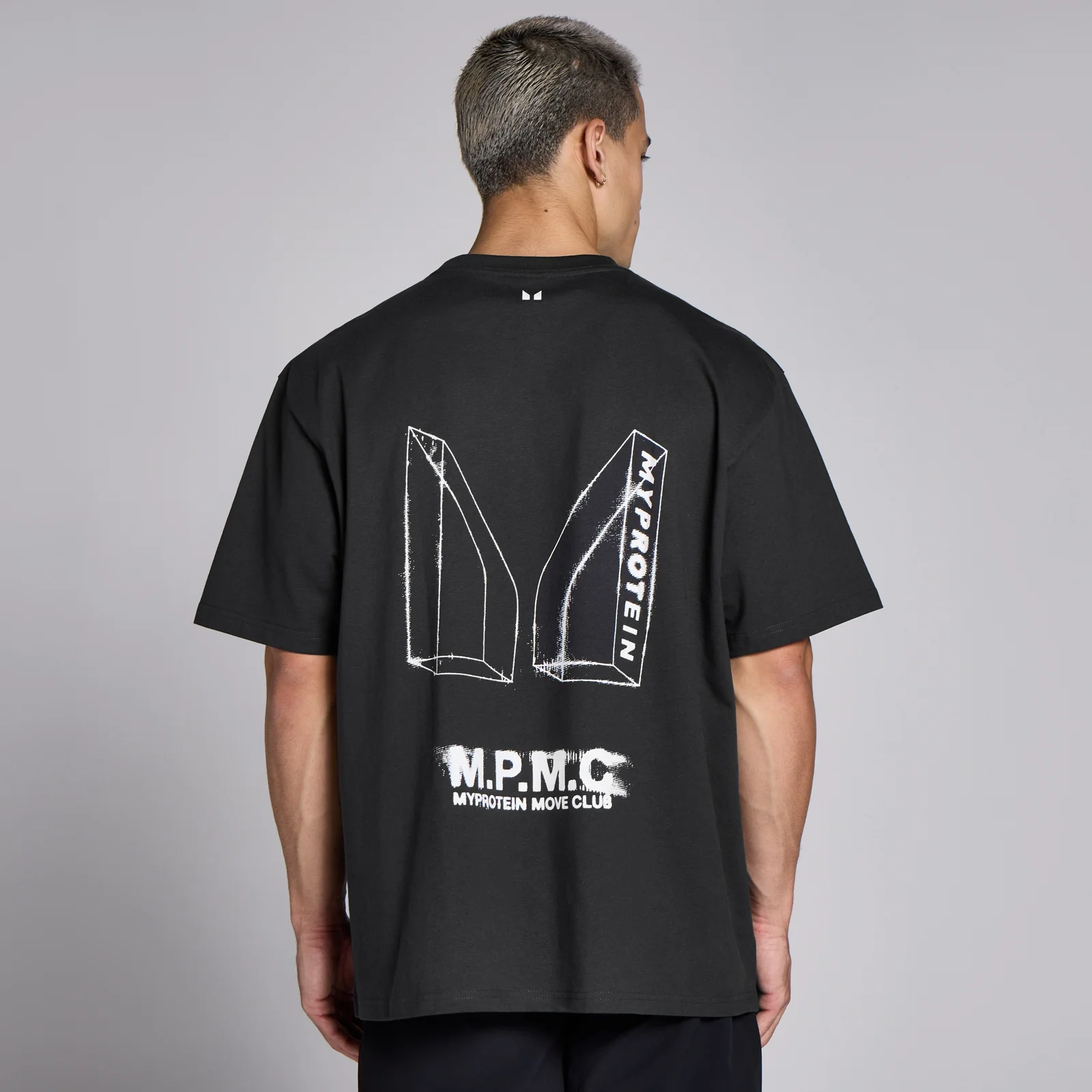 T-shirt con stampa Lifestyle MP - Nero slavato - XXL-XXXL Immagine 1
