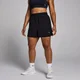 Pantaloncini sportivi 2 in 1 MP da donna - Neri