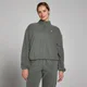 Pile con cerniera 1/4 con collo alto MP da donna - Grigio canna di fucile