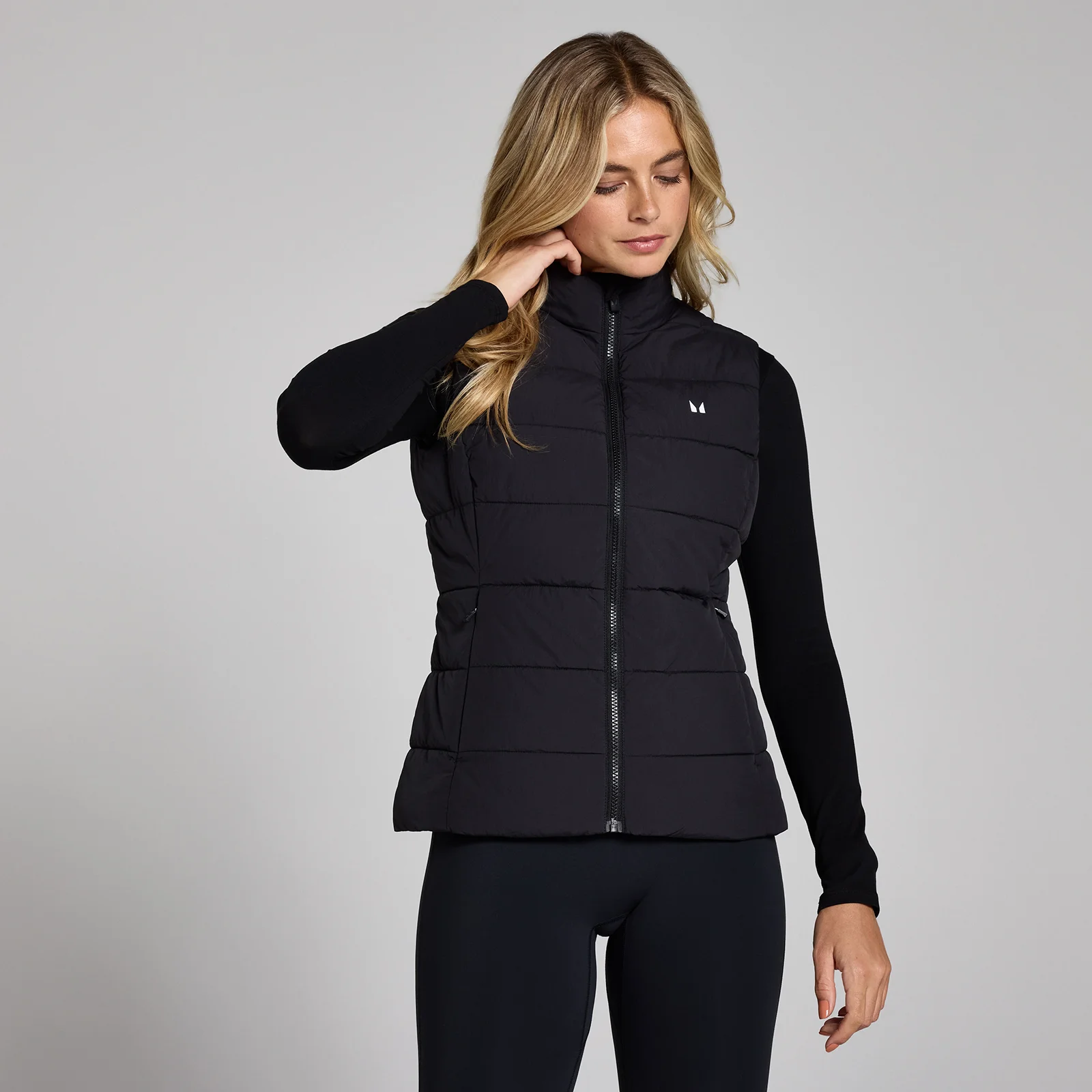 Gilet leggero imbottito MP da donna - Nero - S Immagine 1