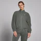 Giacca in pile con cerniera MP da donna - Grigio canna di fucile