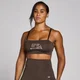 Reggiseno sportivo con grafica Origin MP - Caffè