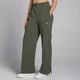 Pantaloni da jogging a taglio dritto con stampa MP Tempo da donna - Verde oliva scuro
