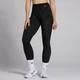 Leggings senza cuciture Linear MP Tempo da donna - Neri