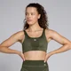 Reggiseno senza cuciture Linear MP Tempo - Verde oliva scuro