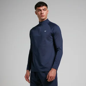 Men's Training 1/4 Zip & Joggers Bundle - Navy - Bottoms Size S