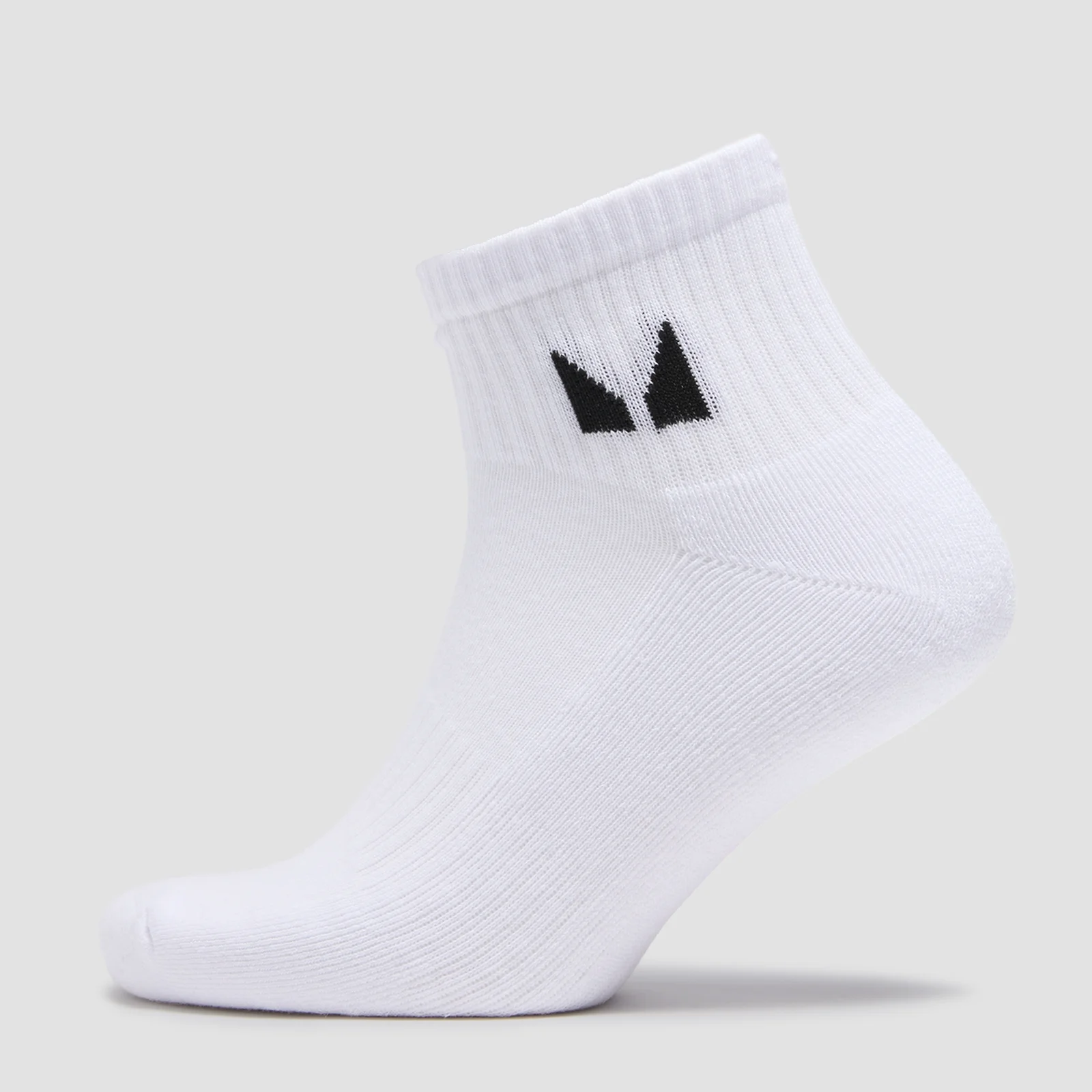 MP Unisex Ankle Socks (3 Pack) - White - UK 2-5 Immagine 1