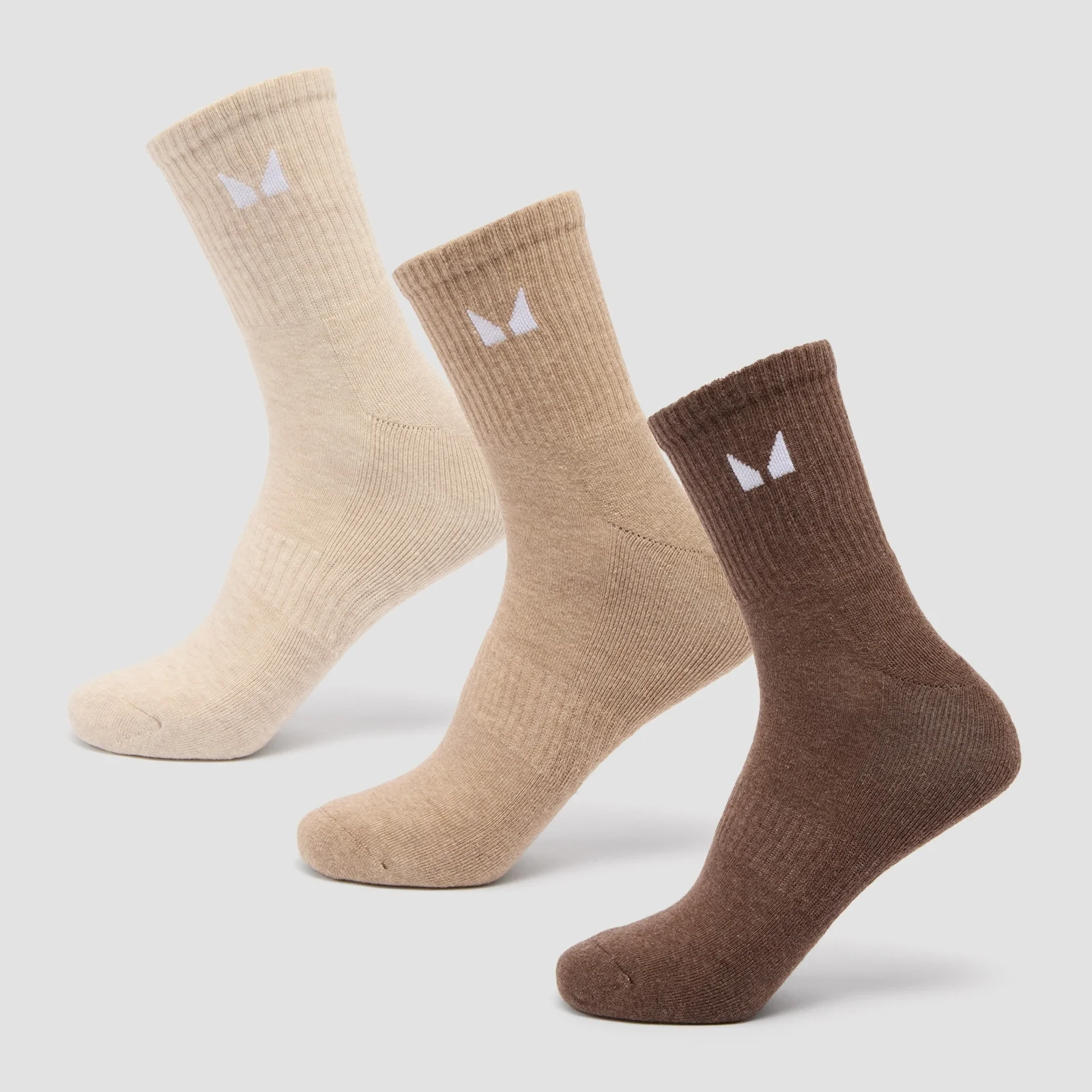 MP Unisex Crew Socks (3 Pack) - Neutral - UK 2-5 Immagine 1