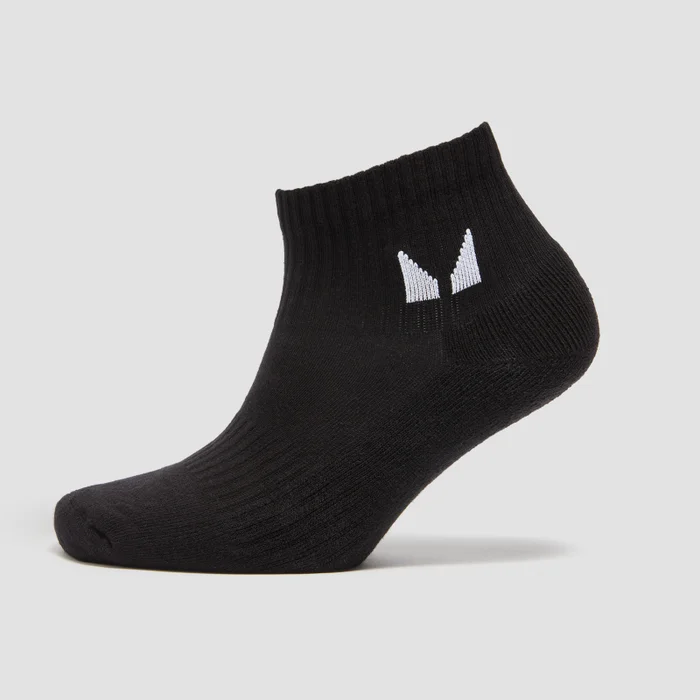 MP Unisex Ankle Socks (3 Pack) - Black