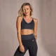 Reggiseno senza cuciture con scollo a V MP - Nero