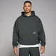 Felpa con cappuccio oversize MP Lifestyle da uomo - Nero slavato