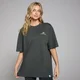 T-shirt con stampa MP Lifestyle da donna - Nero slavato