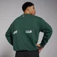 Felpa oversize con stampa MP Tempo da uomo - Verde scuro