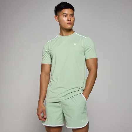 T-shirt MP Tempo Binding da uomo - Verde ghiaccio