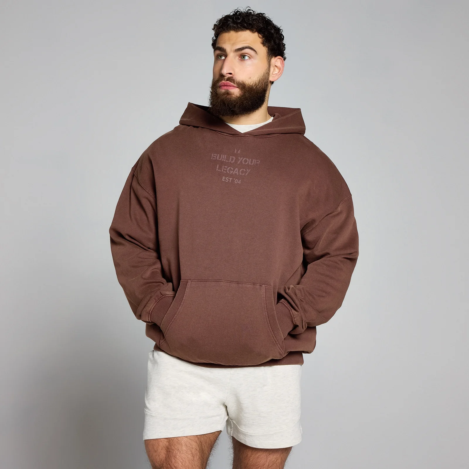 Felpa con cappuccio lavata con stampa MP Origin - Penny - XXS-XS Immagine 1