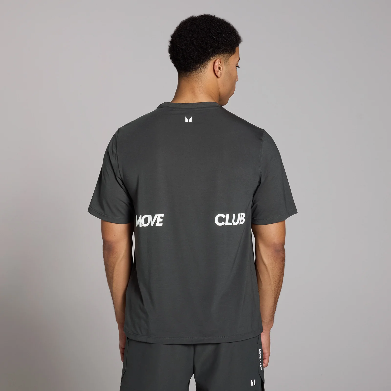 T-shirt oversize con stampa MP Tempo da uomo - Nera - S Immagine 1