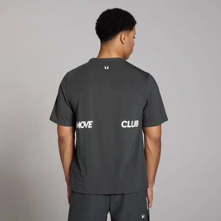 T-shirt oversize con stampa MP Tempo da uomo - Nera
