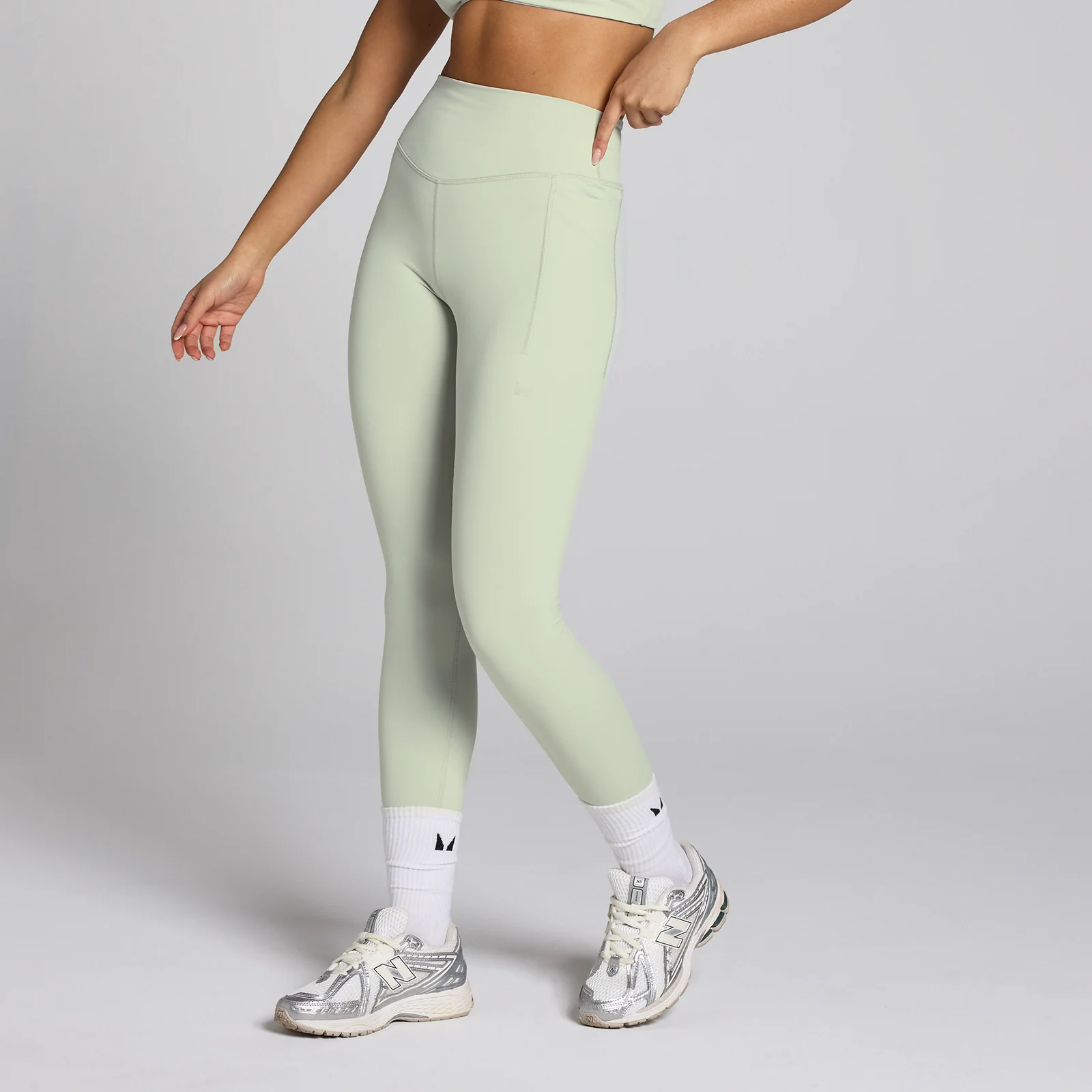 Leggings sportivi MP Lifestyle da donna - Verde minerale - S Immagine 1