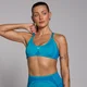 Reggiseno sportivo senza cuciture MP Tempo Hybrid - Blu oceano