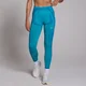 Leggings senza cuciture MP Tempo Hybrid da donna - Blu oceano