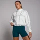 Giacca a vento crop con cuciture a contrasto MP Tempo da donna - Bianco