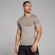 T-shirt a maniche corte senza cuciture MP da uomo - Beige mélange