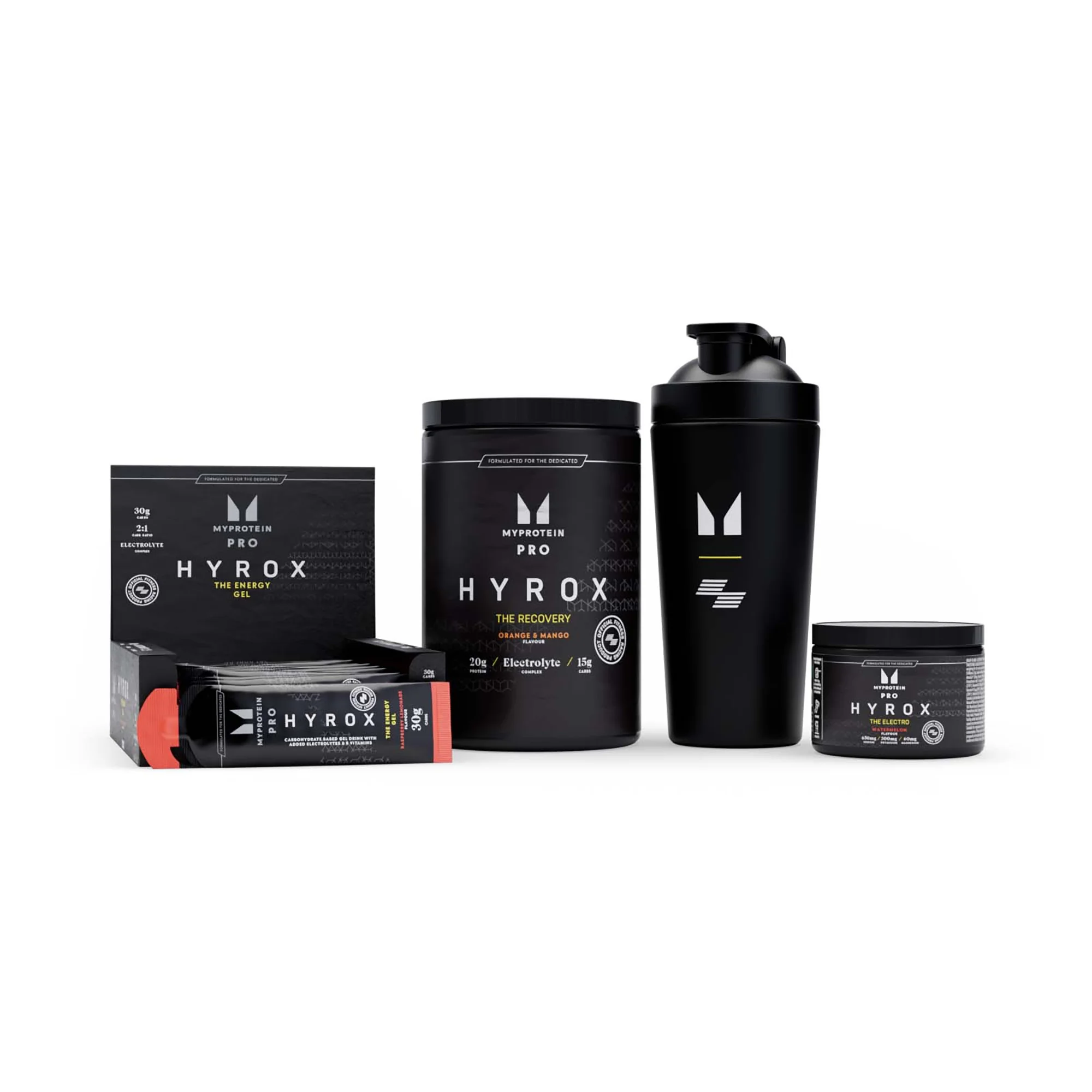 Pacchetto HYROX - THE Energy - Raspberry Lemonade - THE Electro - Watermelon - THE Recovery - Orange & Mango Immagine 1