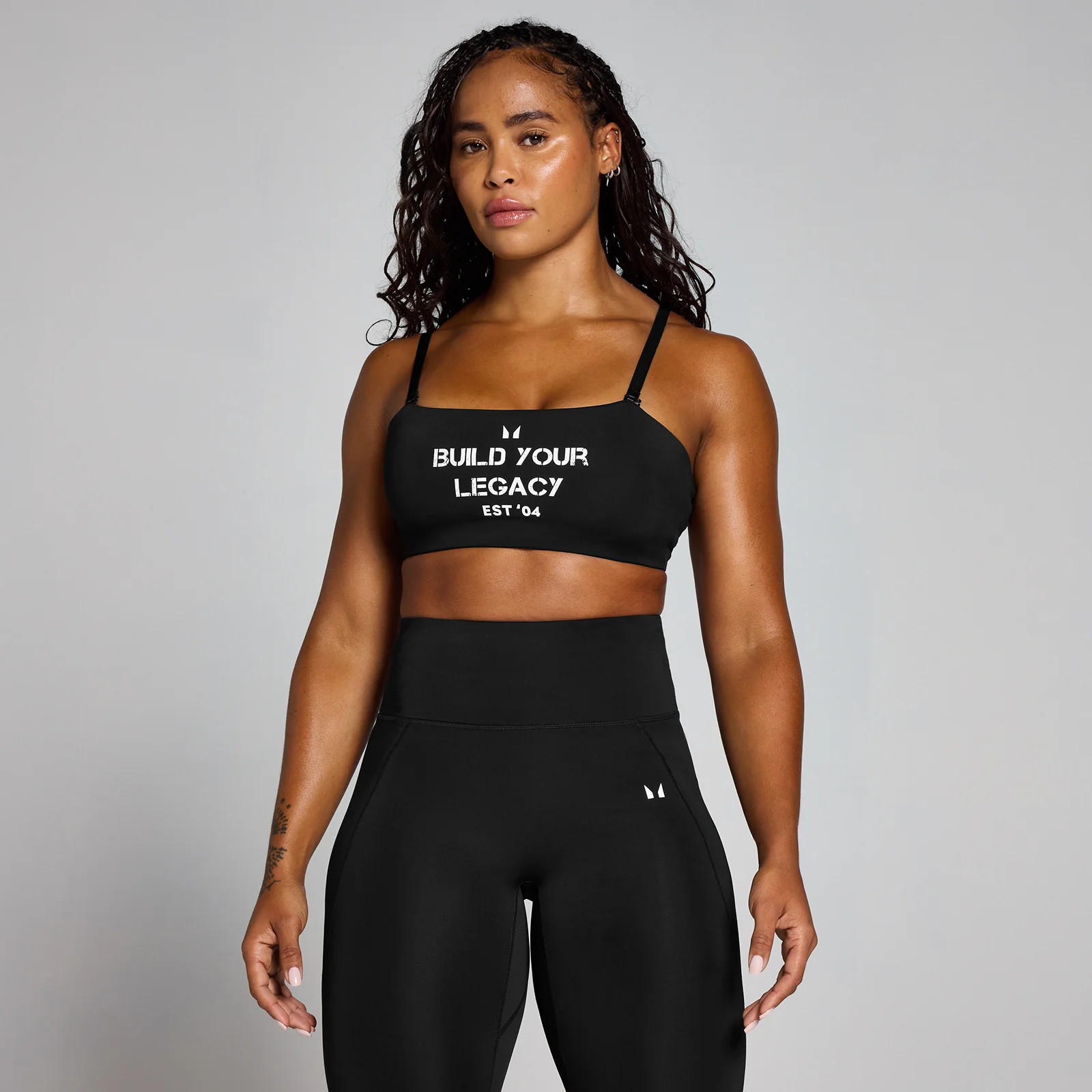 Reggiseno sportivo con grafica Origin MP - Nero - S Immagine 1