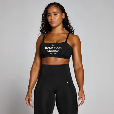 Reggiseno sportivo con grafica Origin MP - Nero