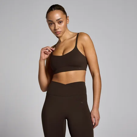 Reggiseno sportivo MP Tempo da donna - Caffè