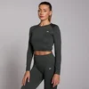 Crop top a maniche lunghe senza cuciture MP Shape da donna