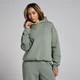 Felpa con cappuccio vestibilità oversize MP Basic da donna