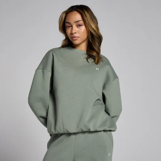 Felpa vestibilità oversize MP Basic da donna