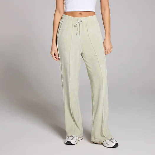 Pantaloni da jogging in spugna MP Lifestyle da donna - Verde minerale