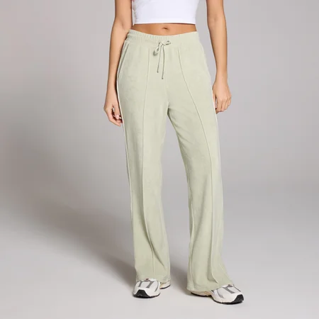 Pantaloni da jogging in spugna MP Lifestyle da donna - Verde minerale