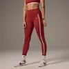 Leggings a righe a contrasto MP X Tatiana - Ruggine slavato
