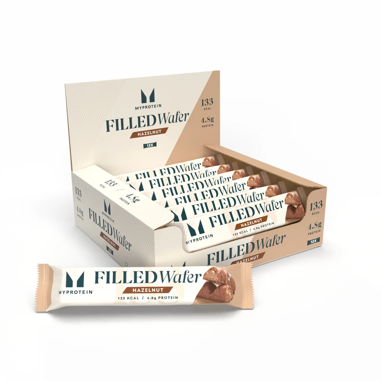 Wafer Ripieno - 12x24g - Nocciola Immagine 1