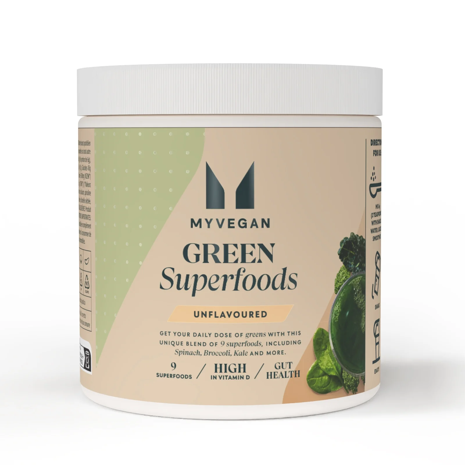 Superfood a base di spirulina - 50porzioni - Senza aroma Immagine 1
