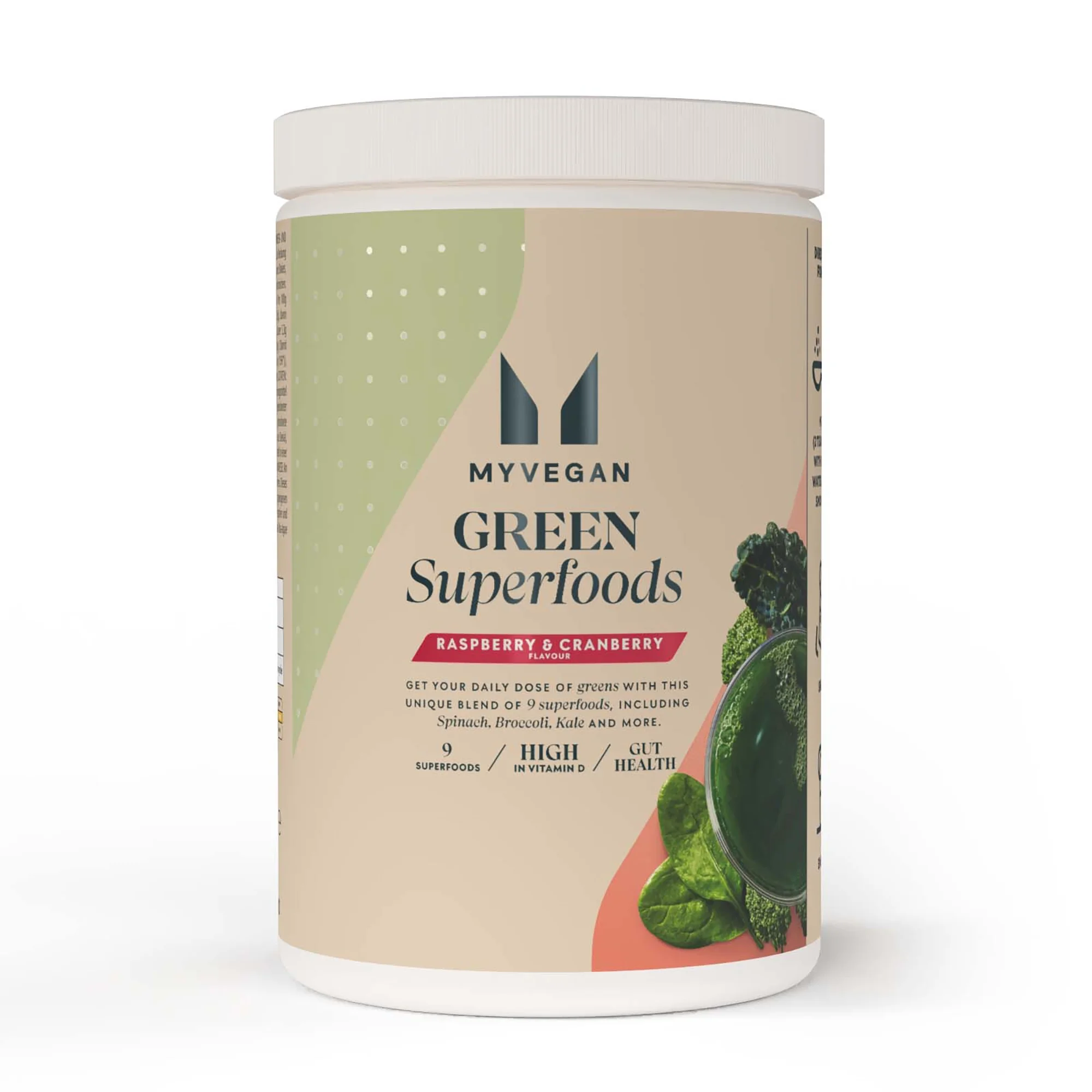 Superfood a base di spirulina - 50porzioni - Lampone e mirtillo Immagine 1