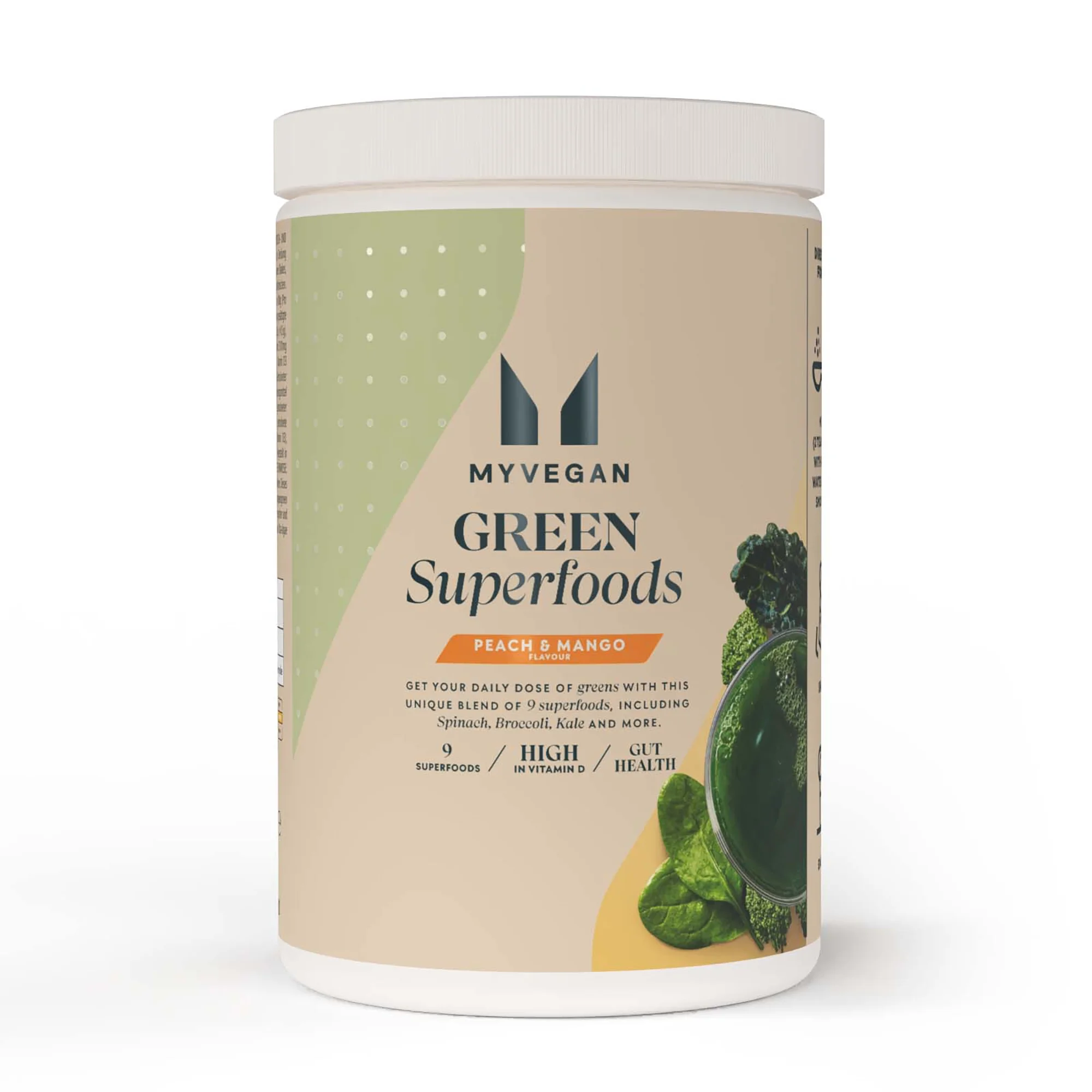 Superfood a base di spirulina - 50porzioni - Pesca e mango Immagine 1