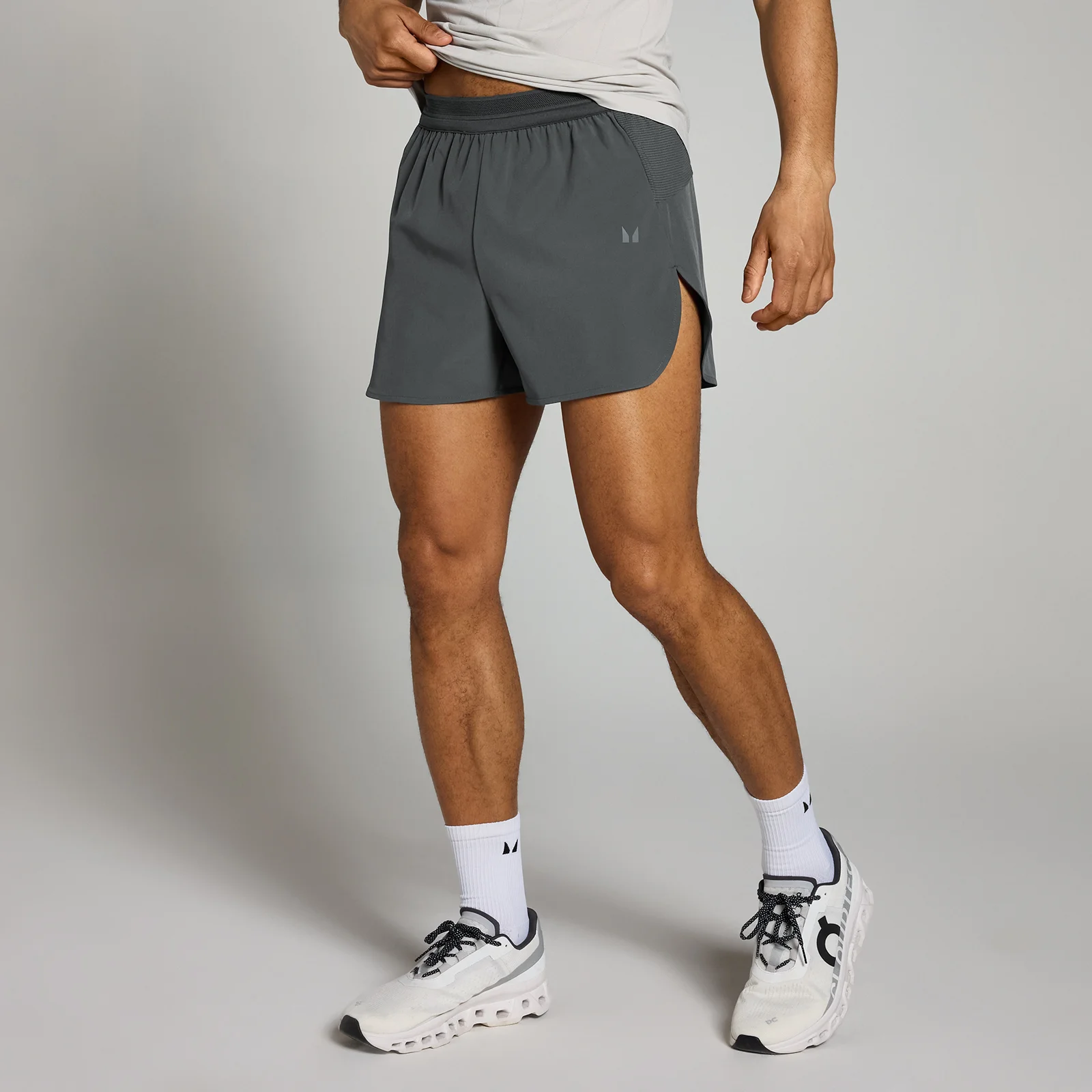 Pantaloncini da 7,5 cm MP Velocity da uomo - Grigio scuro - XS Immagine 1