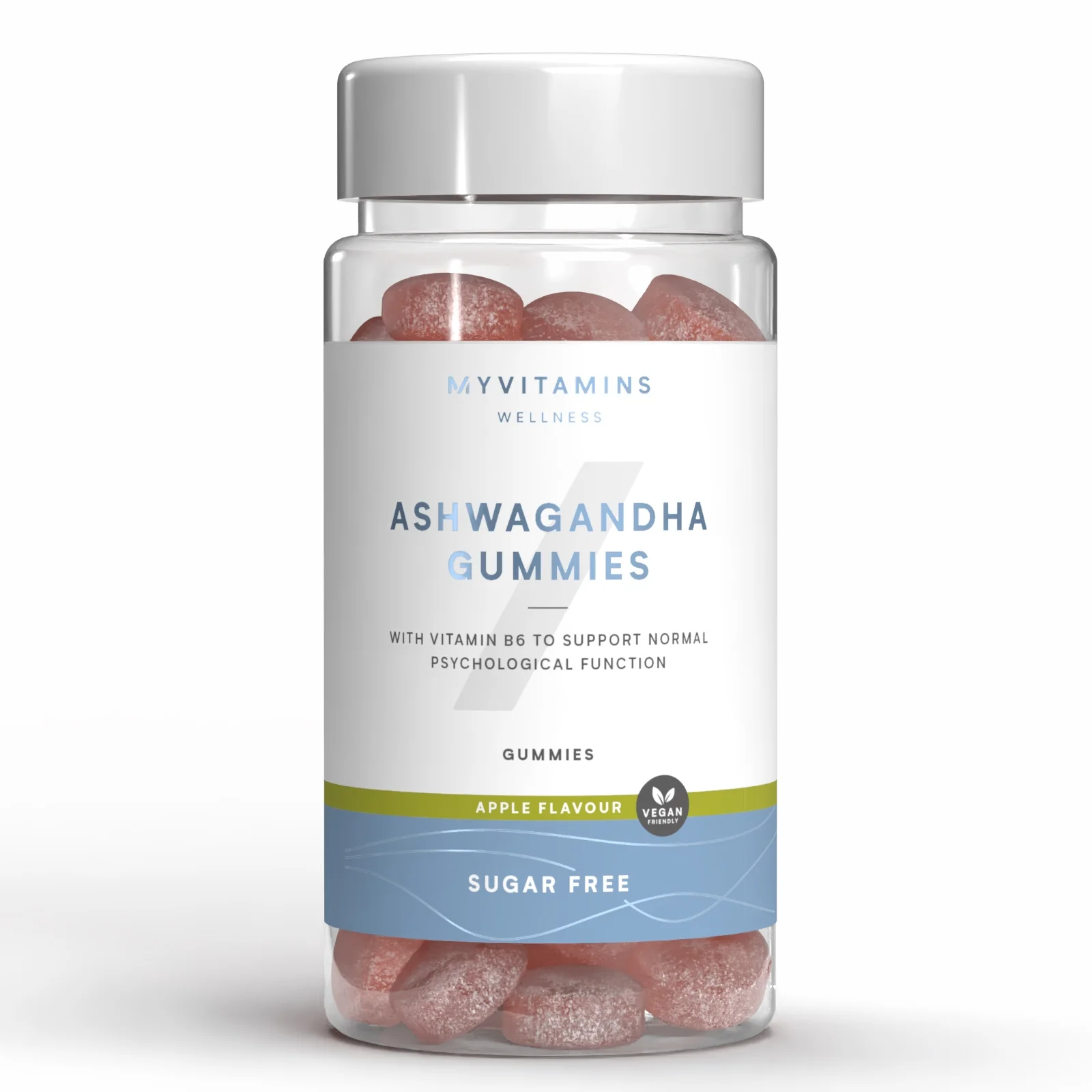 Caramelle Gommose senza Zucchero a base di Ashwagandha - 60Gummies - Sugar Free Apple Immagine 1