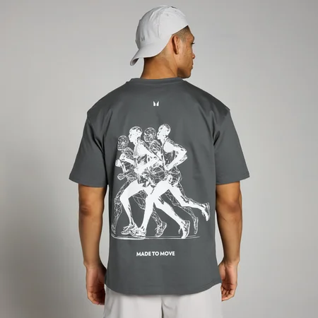 T-shirt da jogging con grafica MP Velocity Ultra - Grigio scuro