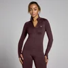 Giacca senza cuciture con cerniera integrale MP Shape da donna